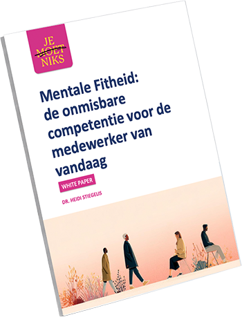 Cover van de whitepaper ‘Mentale Fitheid: de onmisbare competentie voor de medewerker van vandaag’