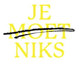 Je Moet Niks logo